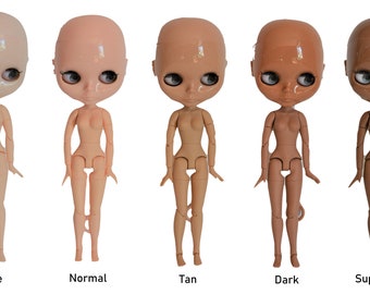 Blythe Doll Bald for Customizing 11.5" (28.5 cm) Customization Neo Blythe Doll Factory Parts