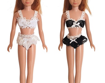 Doll Clothes Underwear Set Top Bra and Panty fit 9” Barbie Skipper Dolls Canada B