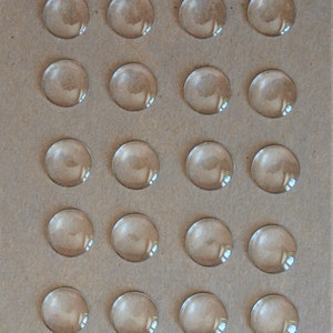 Blythe Doll Eye Chips Blank Glass Custom Neo Blythe Doll 10 Pairs of Eye Chips 14mm Customization Parts
