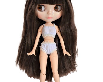 Blythe Doll Clothes Underwear Set Top Bra and Panty fit 11.5” Neo Blythe Dolls Handcraft Canada