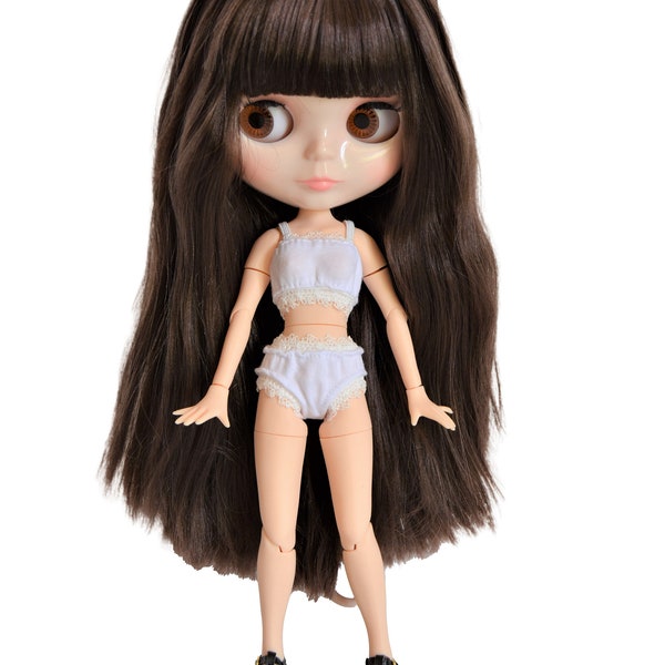 Blythe Doll Clothes Underwear Set Top Bra and Panty fit 11.5” Neo Blythe Dolls Handcraft Canada