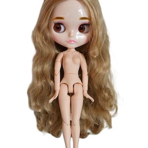 Blythe Doll for Customizing 11.5" (28.5 cm) Customization Neo Blythe Doll White Skin Factory Blythe Doll Parts E02