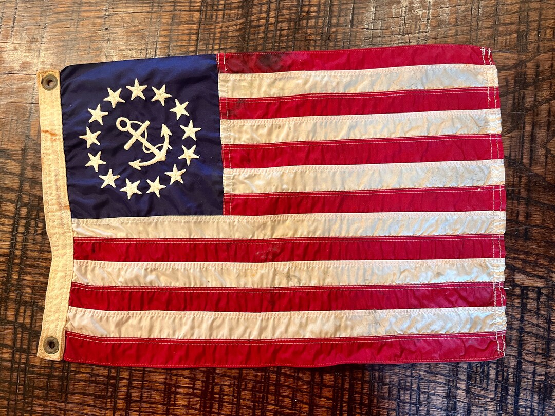 Vintage U.S. Power Squadron Flag 18 X 13 13 Stars - Etsy