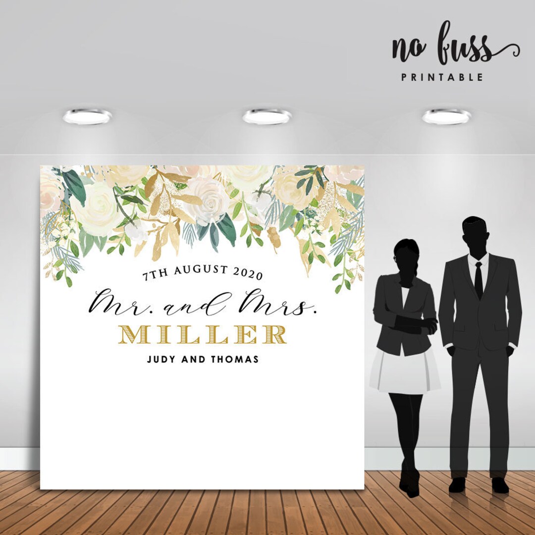 Step and Repeat Wedding Backdrop Party Banner Poster - Etsy