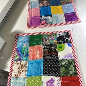 Handmade Quilted patchwork potholder