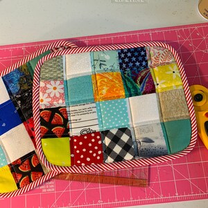 Handmade Quilted patchwork potholder