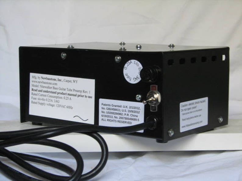 Naked Newbasstone Nitewalker Bass Guitar Tube Preamp Rev. 2 Etsy