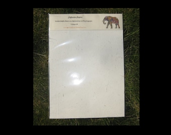 Elephant Paper ElephantPoo Paper Elephant Dung Paper natural  10 sheets/set