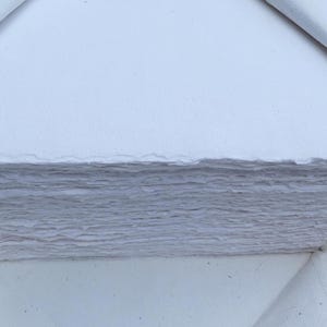 Aquarelpapier A4/A5 handgeschept papier 10 vellen/set natuurlijk wit of zacht vanille 200g katoenlinters - handgeschept aquarelpapier