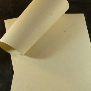 Risma di carta per stampante A4 fatta a mano con carta di canapa con 40 fogli ≈8,5"x11,7"