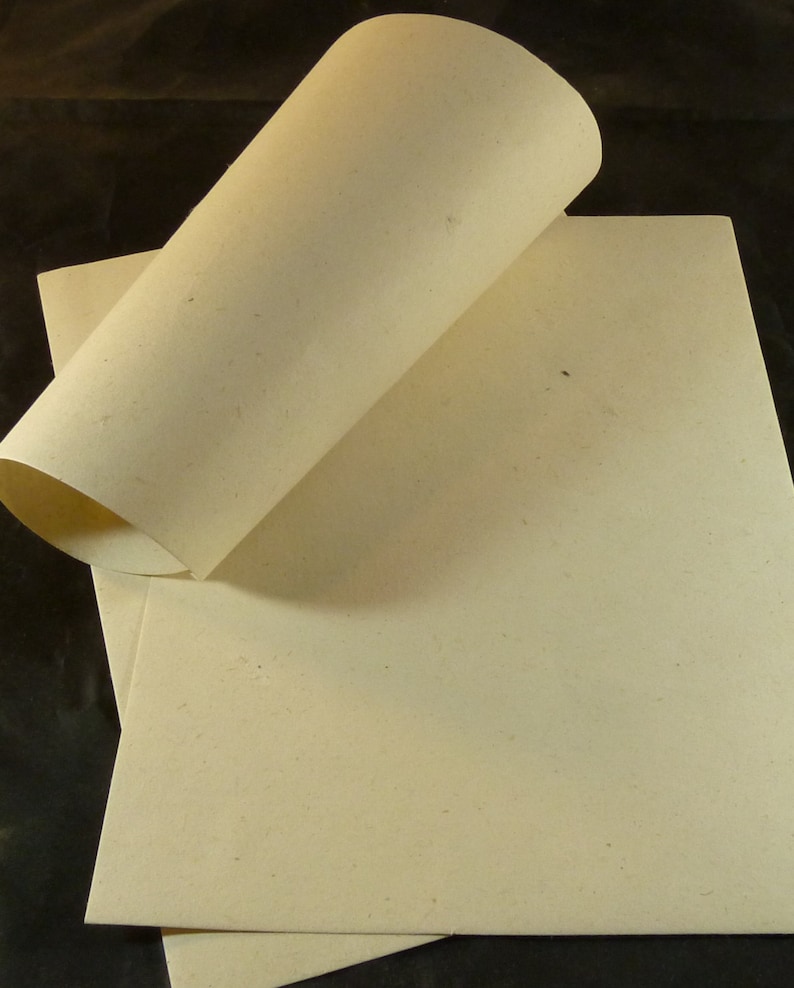 Hanfpapier handgeschöpft A4 Schreibpapier Druckerpapier Ries mit 40 Bogen 8.5x11.7 Bild 1