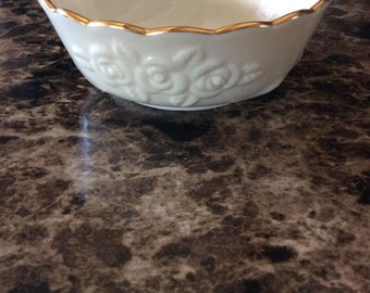 Small Vintage Lenox Rosebud Bowl