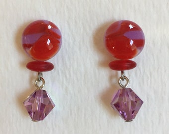 Fused Glass Earrings