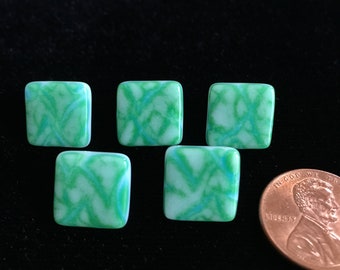 1/2" Fused Glass Buttons, OOAK #167