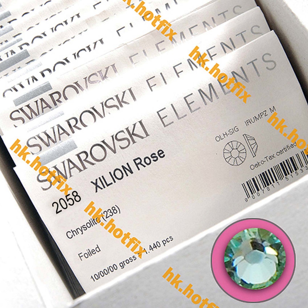 Swarovski Elements Chrysolite 238 Flat Back Crystal Rhinestone 144 swarovski-elements-chrysolite-238-flat-back-crystal-rhinestone-144