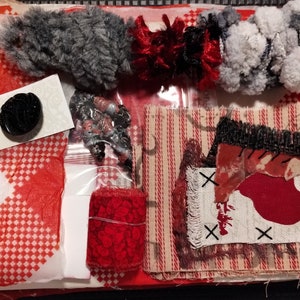 Chickens, papers for journals, textile art, slow stich, wall art, inspiration bundle, ephemera pack