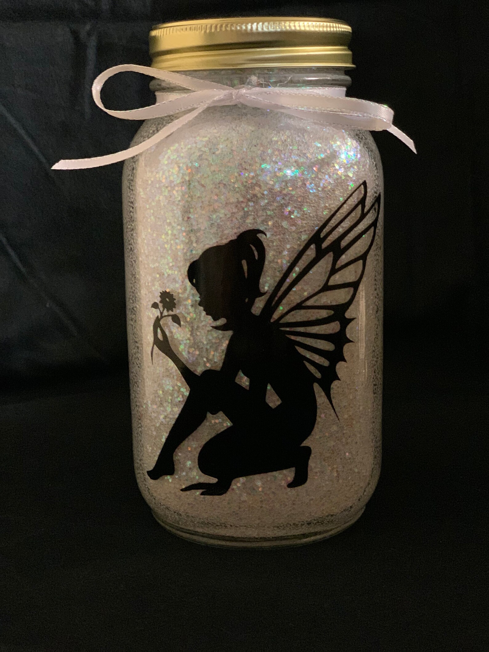 Lighted Fairy Mason Jars Etsy