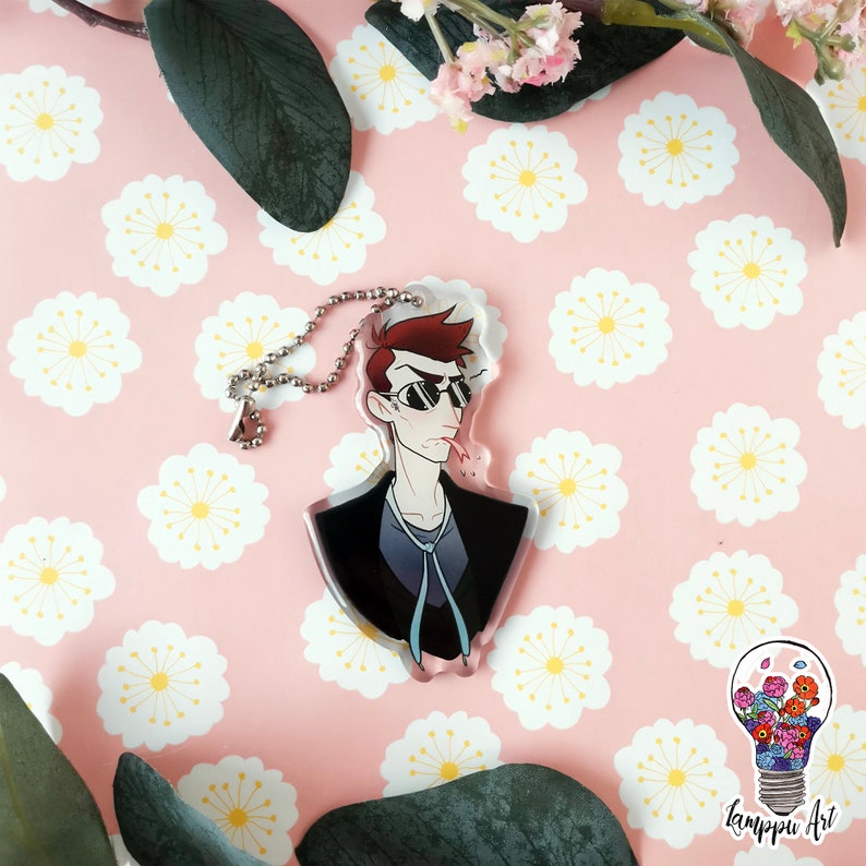 Good Omens Crowley and Aziraphale charms