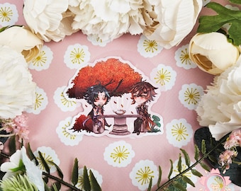 STICKER Genshin Impact Zhongli x Xiao Zhongxiao