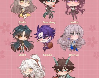 STICKERS HONKAI: Star Rail Part 1 Stelle Dan Heng Kafka Sampo Koski Jing Yuan