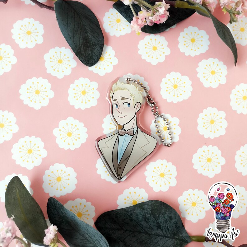 Good Omens Crowley and Aziraphale charms
