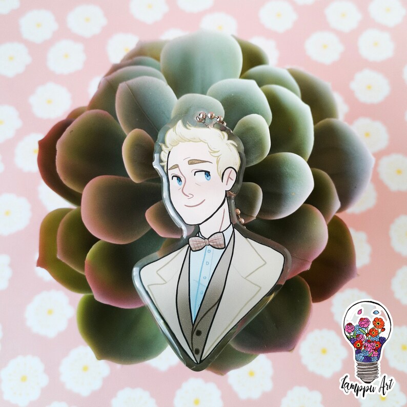 Good Omens Crowley and Aziraphale charms