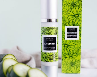 Cucumber + Calendula Moisturizer | ultra light lotion | peptides amino acids cholesterol | CoQ10 | Hyaluronic acid | niacinamidemoisturizer