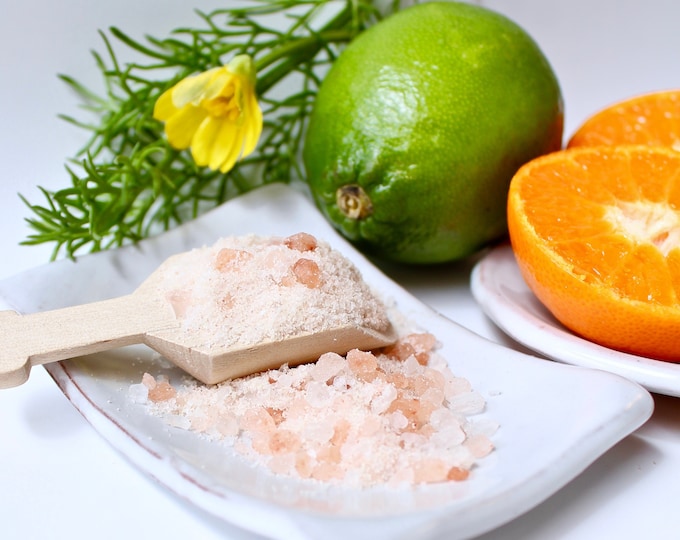Organic Bath Soak | Bath Salts | Himalayan Sea Salt | Botanicals | Coconut Milk | Magnesium | Epsom Salts | Lavender | Lemongrass | Bergamot