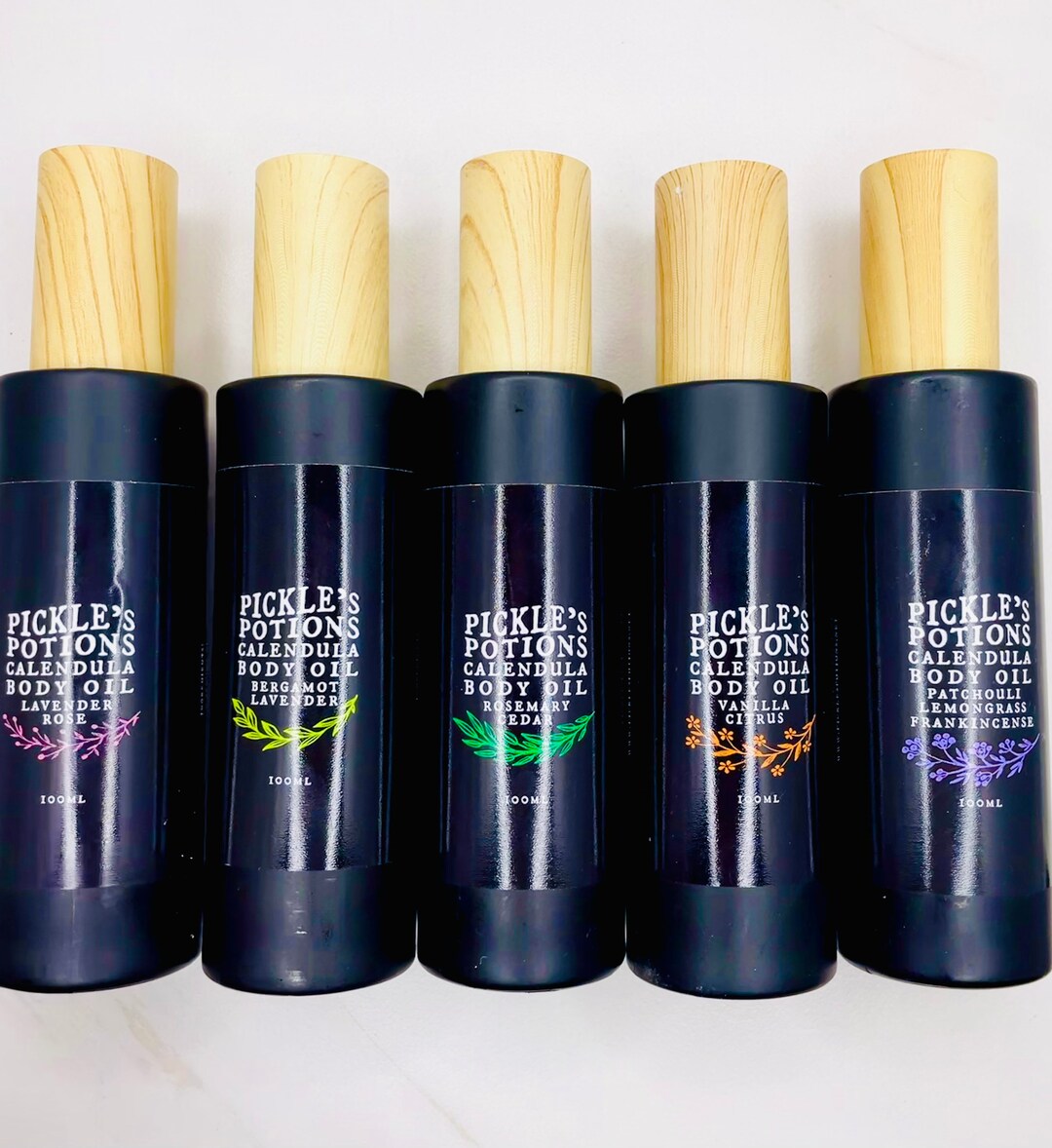 Calendula Body Oil Massage Oil Dry Oil Light Body Oil Skin Oil Moisturizer Dry Skin Floral