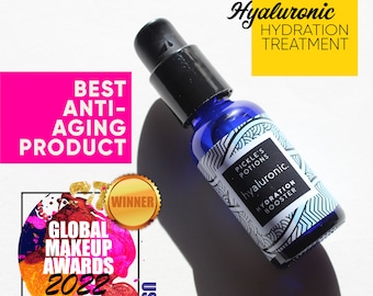 Suero de ácido hialurónico: biofermento de ginseng, cica y algas marinas. Hidratación galardonada