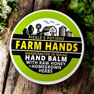 Farm Hands Moisturizing Balm: Dry, Cracked Skin Relief - 3oz Tin