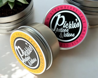Face Smoothie Cleansing Balm. Strawberry, Tropical Fruit, Charcoal Face Cleansing Balm: Soap-Free, Gentle Facial Cleanser for Radiant Skin