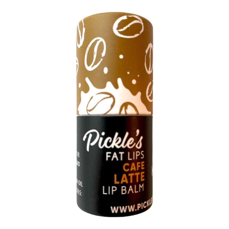 Fat Lips Lip Balm with Organic Lard| Handmade Natural Lip Care | Wintermint, Orange Creme, Cafe Latte (0.23oz Tube)