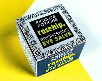Rosehip Eye Salve. Vegan Brightening Eye Cream with Rosehip & Ajurana - Nourishing Under-Eye Balm for Radiant Skin
