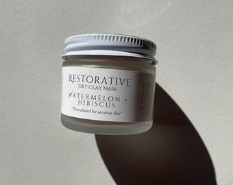 Watermelon Hibiscus Clay Mask for sensitive skin