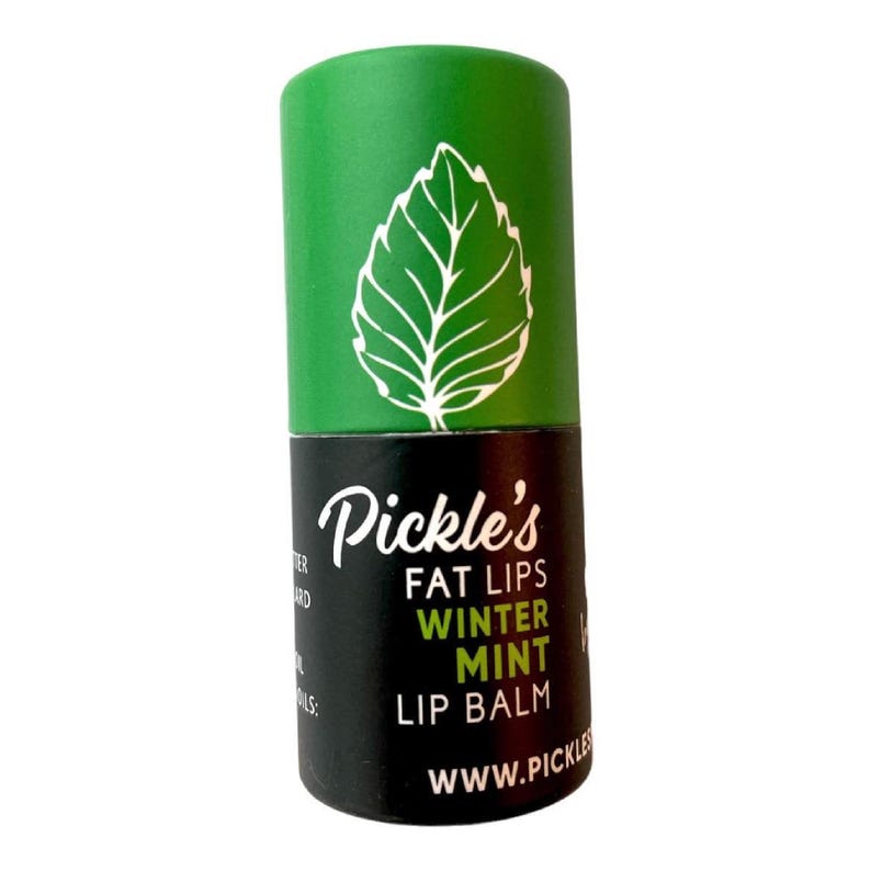 Fat Lips Lip Balm with Organic Lard| Handmade Natural Lip Care | Wintermint, Orange Creme, Cafe Latte (0.23oz Tube)