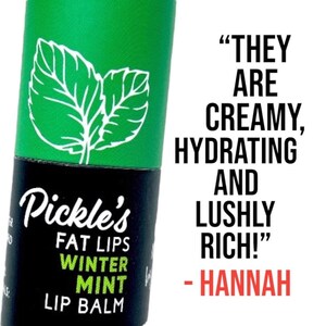 Fat Lips Lip Balm with Organic Lard| Handmade Natural Lip Care | Wintermint, Orange Creme, Cafe Latte (0.23oz Tube)