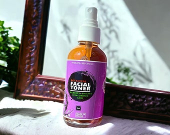 Bruma facial botánica / Spray hidratante refrescante / Pepino + Té verde, Bambú + Hibisco, Arándano + Shiitake