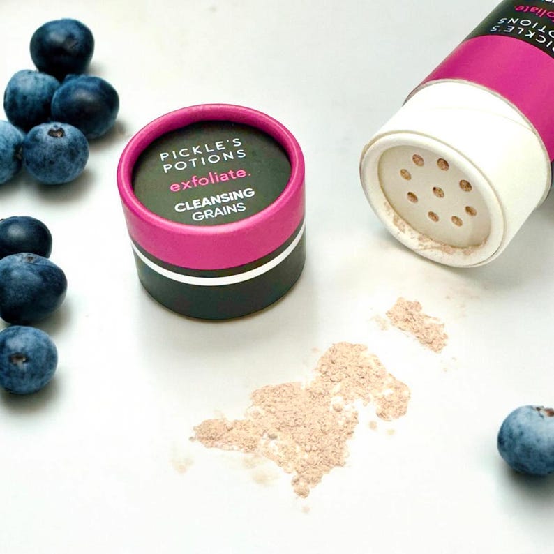 Blueberry Watermelon Foaming Cleansing Grains: Gentle Fruit Exfoliant