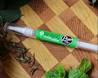 Siero per cuticole / Gel nutriente per la crescita delle unghie con applicatore a pennello (3 ml)