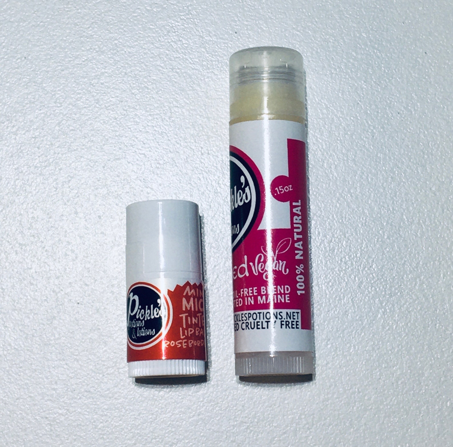 Mini micatinted lip balms All natural chapstick Lip balm Etsy