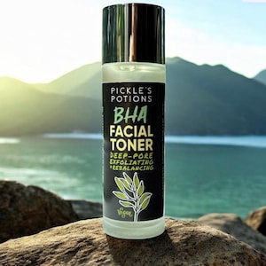 BHA Skin Toner | pH balancing, remineralizing, deep exfoliation. Sensitive skin | Hyaluronic Acid | Sea Minerals
