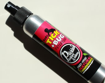 Baby-Safe Tick Spray | All-Natural Bug Repellent for Infants | Cedarwood & Rose Geranium | Handmade in Maine