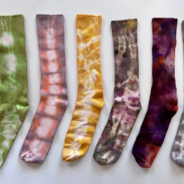 New Wave Shibori Socks (size large 11-13)