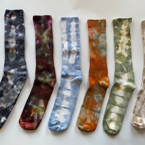 Campfire Shibori Tie Dye Socks (large  11-13)