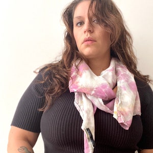 Pastel Watercolor Oversized Silk Scarf