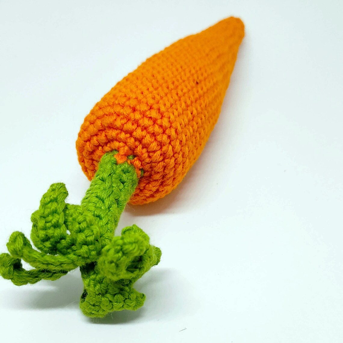 Carrot Amigurumi Play Food Crochet Carrot Stuffed Toy Etsy