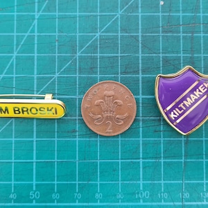 Create Your Own School Shield/Bar Pin Badge image 6