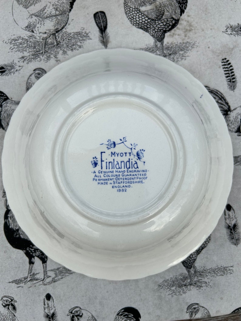 Lot Of 4 Richard Ginori Porcelain Dessert Plates - 7.5