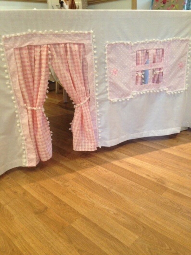 Fabric playhouse playtent tablecloth playhouse playhouse Etsy